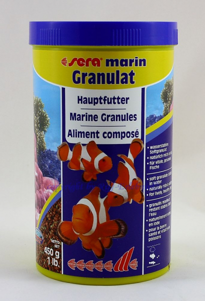 Sera marin granulat 1000ml Hauptfutter 22,39€/L